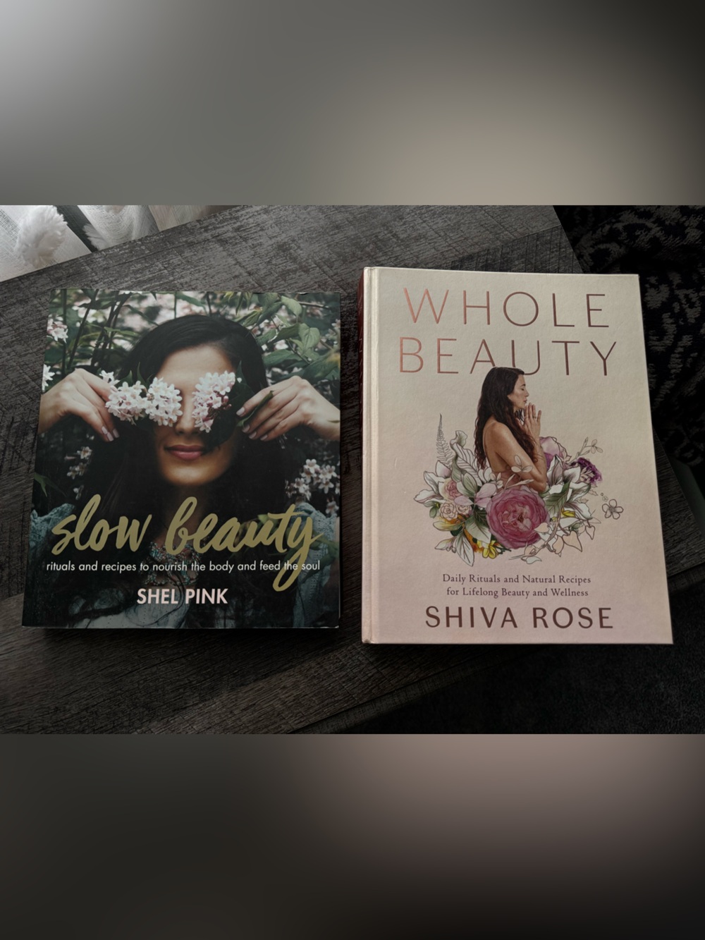 Slow Beauty + Whole Beauty Wellness Book Bundle Holistic Self Care Rituals